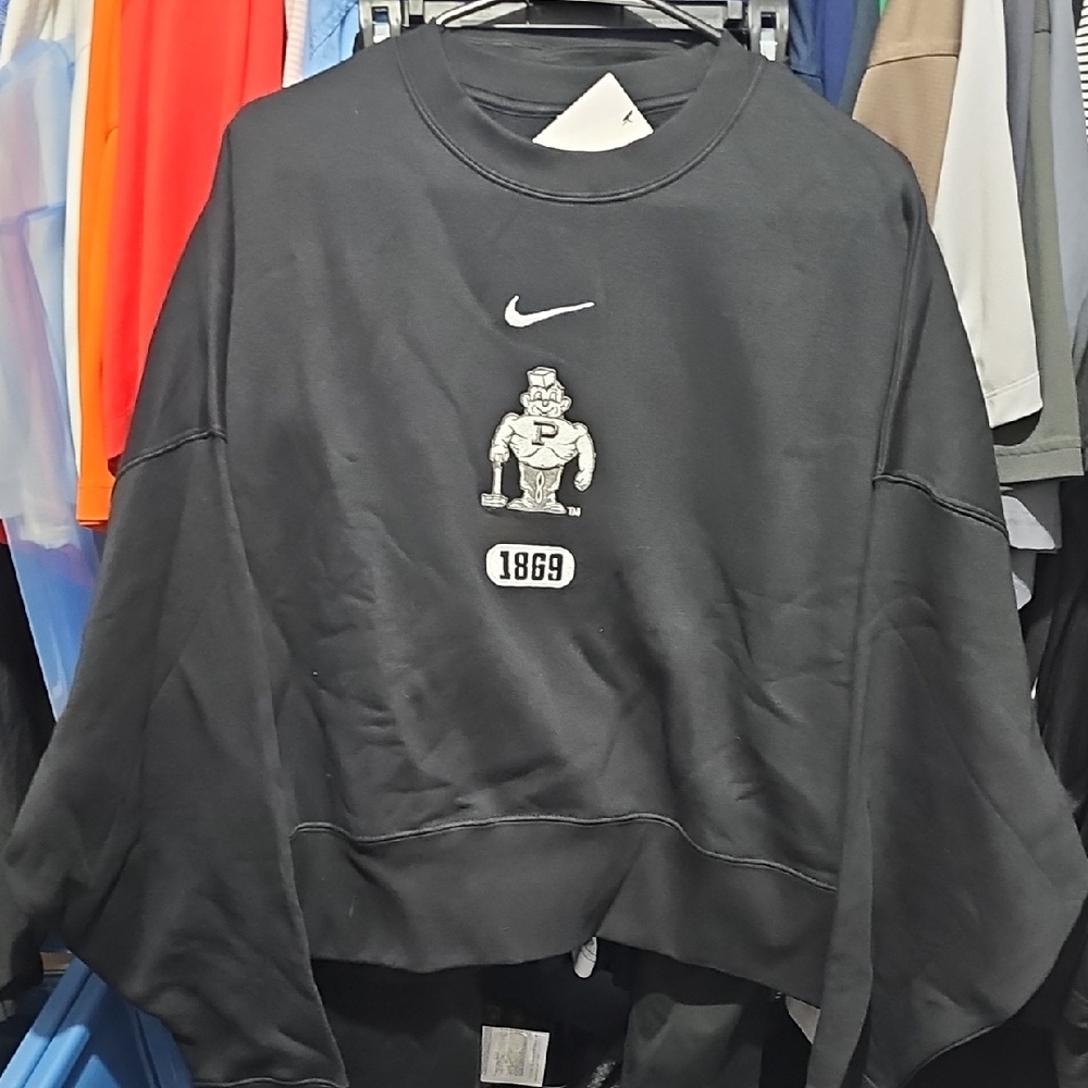 Nike Black Crewneck Sweater Casual Style